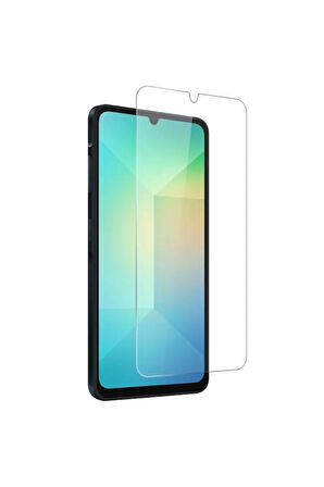 Samsung Galaxy A06 Tam Uyumlu 9h Temperli Cam Ekran Koruyucu Kırılmaz Cam