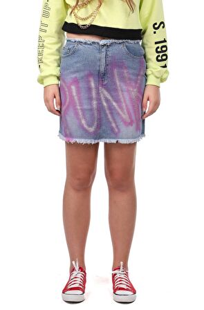 Markapia Pink Punk Mini Jean Etek