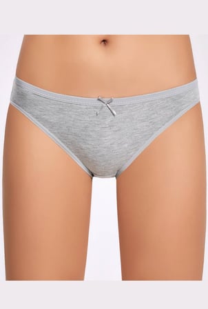 İlke Likralı Fiyonklu Kadın Bikini Külot 10  Adet