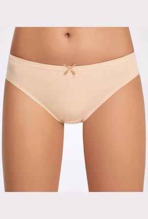İlke Likralı Fiyonklu Kadın Bikini Külot 10  Adet