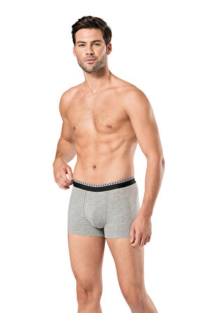 Pierre Cardin Erkek Siyah&Gri Stretch Boxer 6 Adet