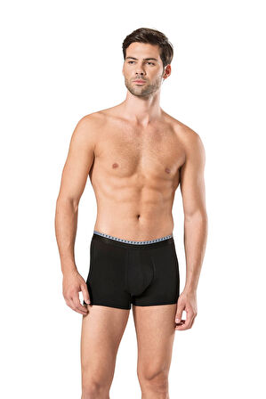 Pierre Cardin Erkek Siyah&Gri Stretch Boxer 6 Adet