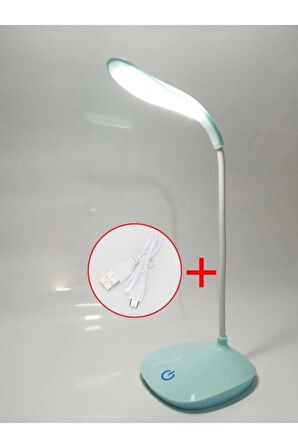 LED Mini Masa Lambası, Kitap Okuma Lambası ,Göz koruma Özelliği,360 Derece Katlanabilir.