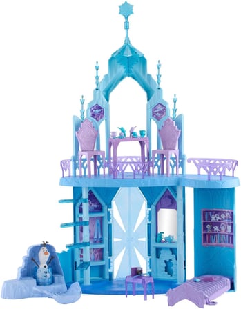 Disney Karlar Ülkesi Elsa'nın Buzdan Sarayı Olaf figürü, oyun seti