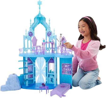 Disney Karlar Ülkesi Elsa'nın Buzdan Sarayı Olaf figürü, oyun seti