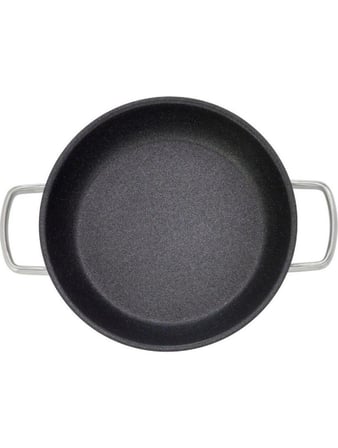  WMF Permadur Advance Düz Tava 24 cm Siyah Döküm Malzeme ile Dayanıklı ve Şık Tasarım