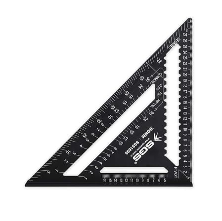 Sgs SGS1696 Alüminyum Üçgen Gönye 300mm