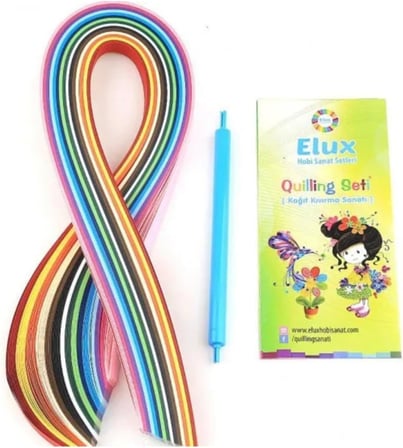 Quilling/quiling Set (İNCE) 0,5x50 Cm 150 Kağıt Şerit 8680422509887