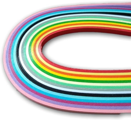 Quilling/quiling Set (İNCE) 0,5x50 Cm 150 Kağıt Şerit 8680422509887