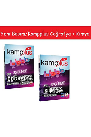 Kampplus 23 Günde Tyt Coğrafya Kampı & Kampplus 47 Günde Ayt Kimya Kampı