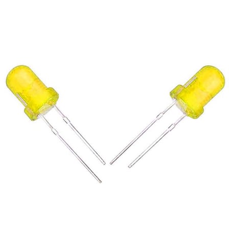 Halmet Mantar Led 4.8mm Sarı (100 Adet)