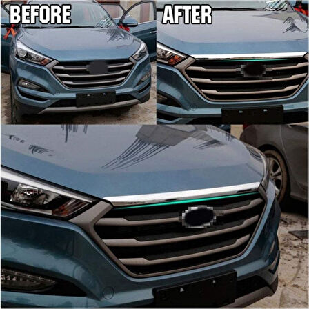 Hyundai Tucson (2015-2018) Arası Uyumlu Panjur Üst Kaplama