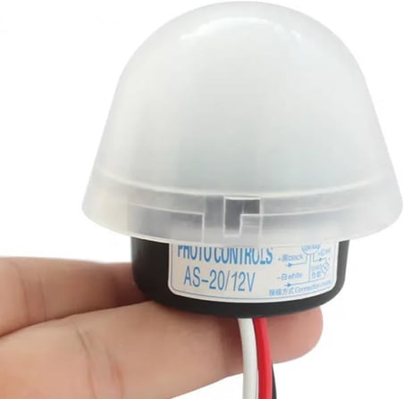 AS20 Fotosel Modül DC 12V Su Geçirmez Sokak Bahçe Park Lambası Led Aydınlatma Işık Kontollü Röle Otomatik Kontrol Kartı Gece Gündüz Anahtar