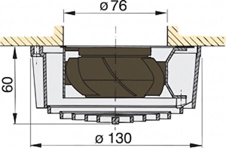 Vetus elektrikli havalandırma 12V