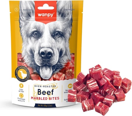 Marbled Köpek Ödül Et Parçaları 100 Gr