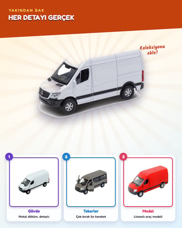 Welly Die Cast Mercedes Sprinter 43730