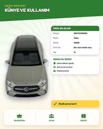 Welly Çek Bırak MB GLC AMG 43838