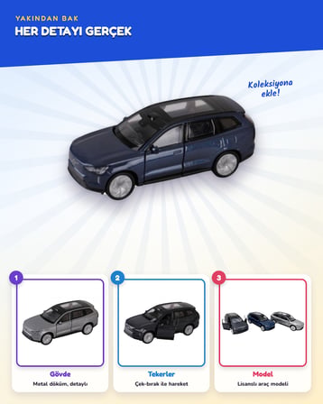 Welly Çek Bırak Volvo EX90 43846