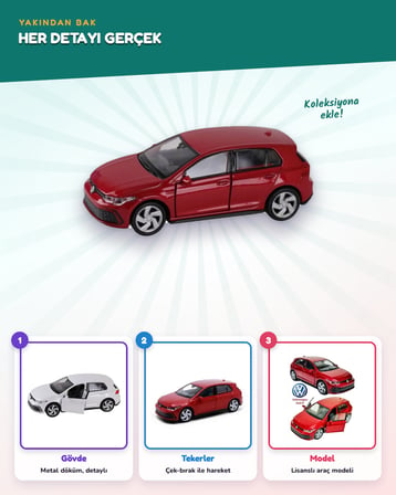 Welly 1:32 VW Golf 8 GTI 43823