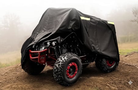 Bodyguard ATV brandası, su geçirmez, iç ve dış mekanlarda kullanılabilir, Quad Cover için örtü, toka, kar geçirmez, toz geçirmez (ATV-3)