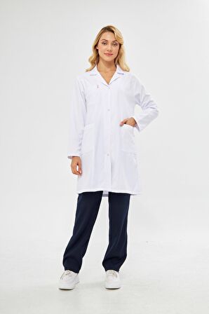 İş Önlüğü Alpaka Kadın Beyaz