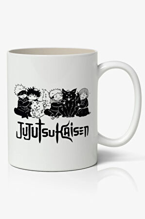 Kişiye Özel Jujutsu Kaisen Anime Temalı Baskılı  Kupa Bardak - Sevgiliye Arkadaşa Hediye