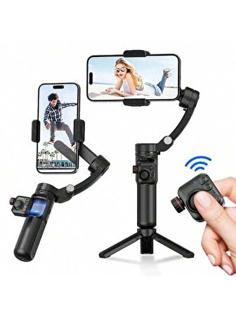 Gimbal telefon tutucu Anti Shake Video kayıt sabitleyici