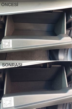 Nissan Qashqai J12 Konfor Seti̇ Eşya Saklama Cepleri İçin Hazır Kumaş Kaplama Ses Giderici İzolasyon Amaçlı Set