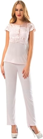 Sistina Penye Çeyizlik Pijama Takım Renk Xl Beden Yeni Sezon-1