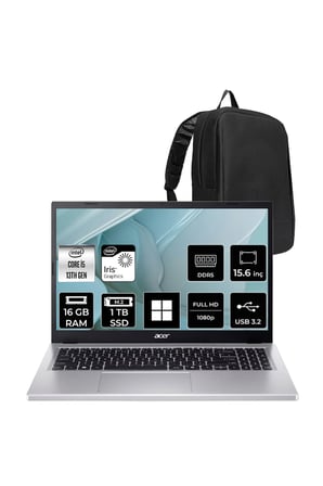 Aspire Go Core i5-1334U 16GB RAM 1TB SSD 15.6" FHD 60Hz W11H Dizüstü Bilgisayar AG15-71P