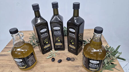 Gemlik Soguk Sıkım Zeytin Yağ Cam 5Lt