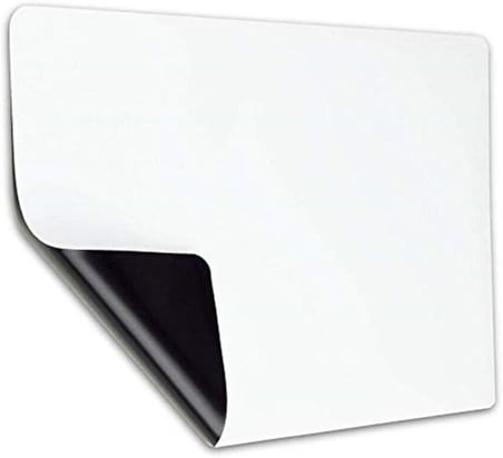 Dünya Magnet Magnetli Kalemli Buzdolabı Notluk 35X50 Cm, Manyetik Not Panosu, Yazı Tahtası, Planlayıcı 4 Kalem
