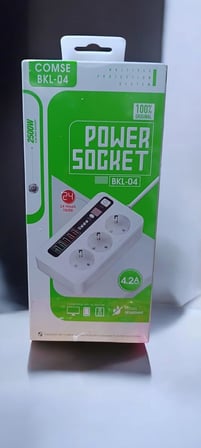 4.2a Usb'li Akıllı 3'lü Priz Zaman Ayarlı 5 Usb 2 Metre Uzatma Kablolu