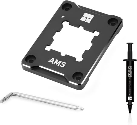 ThermalRight AMD AM5 Soket Güçlendirme Montaj Kiti TF7 Termal Macun Dahil Siyah ASF AM5