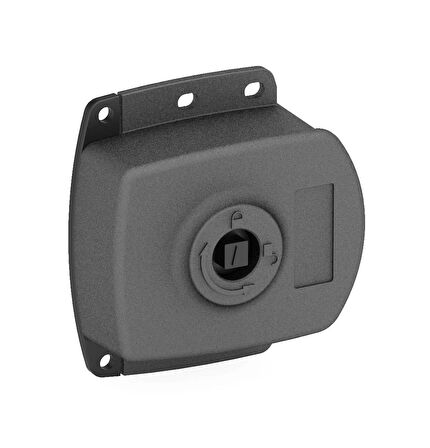 ATLASTEK METAL MİNİ YÜZEY MONTAJ HAVA SANTRAL KABİN  AĞIR PANEL KİLİT - METAL GÖVDE  (+ Alu. Kare 8. Anahtar)