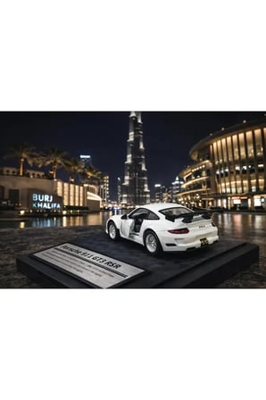 Porsche 911 GT3 RSR Diecast Model Araba Özel Standlı Porsche Araba