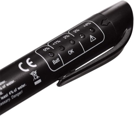 ® Elektronik Fren Hidroliği Kalite Kontrol Test Kalemi Aleti – DOT 3 / DOT 4 / DOT 5.1 Uyumlu, 5 LED Göstergeli Fren Yağı Nem Ölçer (Pil Dahil Değil)