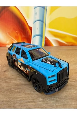 Rolls Royce Cullinan Diecast Model Araba Çekbırak Açılan Kapılar Sesli Işıklı Rolls Royce Safari