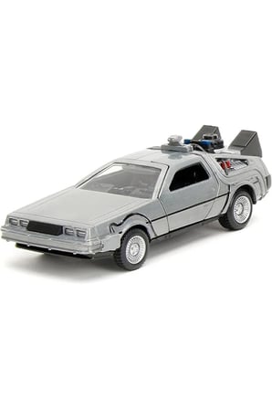 Geleceğe Dönüş Seri 3'Lü Set Metal Model Araba Efsane Delorean Back The Future