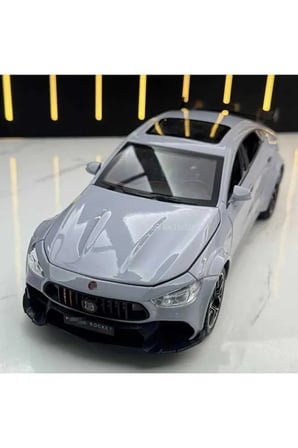 Mercedes Brabus Diecast Model Araba1:24 Mercedes Brabus Rocket Model Araba Gri