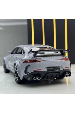 Mercedes Brabus Diecast Model Araba1:24 Mercedes Brabus Rocket Model Araba Gri