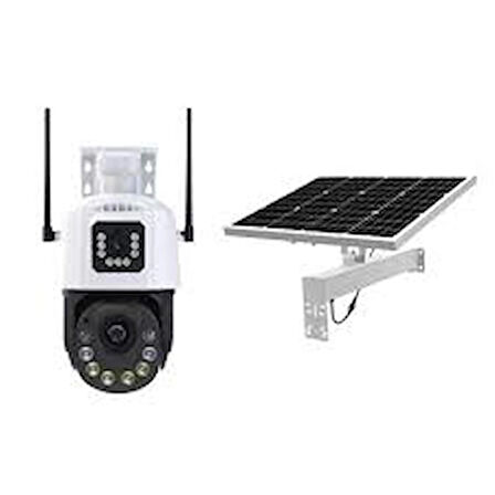 INOX-215 4G DUAL (İKİ) LENS 36X 60WATT 30Mah SOLAR PANELLİ PTZ