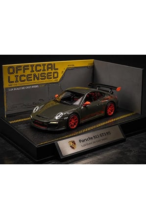 Porsche 911 GT3 RS Diecast Model Araba Porsche Spor Yarış Arabası Model 1:26