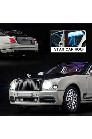 Bently Mullsane 1:24 Diecast Model Araba Koleksiyon Araba Sesli Işıklı Bently Mulsanne