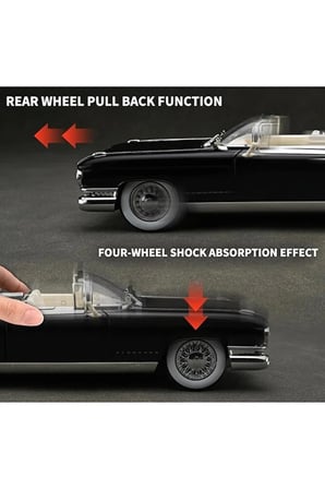 1959 Cadillac Eldorado Biarritz Convertible Diecast Model Araba 1:24 Cadillac Eldorado Model Araba