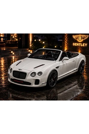 BENTLEY CONTINENTAL SUPERSPORTS CONVERTIBLE ISR DİECAST MODEL ARABA ÜSTÜ AÇIK BENTLEY ARABA