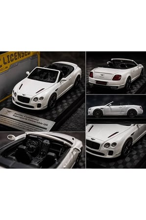 BENTLEY CONTINENTAL SUPERSPORTS CONVERTIBLE ISR DİECAST MODEL ARABA ÜSTÜ AÇIK BENTLEY ARABA