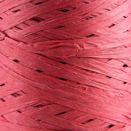 SENSY Premium 400 Metre Rafya Çanta İpi Raffia İp Kağıt İp Supla İpi 250 Gram (Kırmızı)