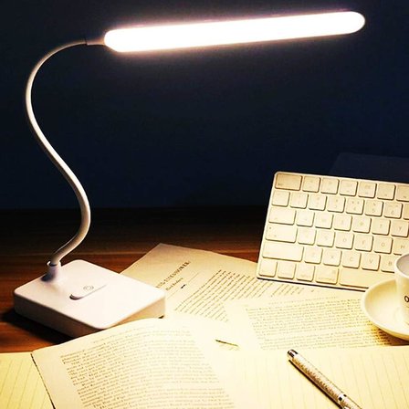 Dekoratif Dokunmatik D1901 Şarjlı kademeli 58cm LED Masa Lambası,Çalışma masası lambası ışığı, Yatak odası başucu lambası ışığı, kitap okuma
