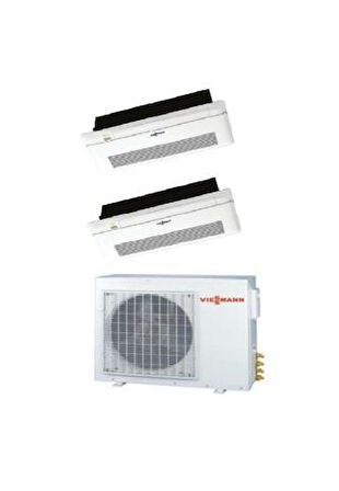 Viessmann Vitoclima Multi Tek Yön Kaset 1+2 Sistem (O4F3080M2) 18+18 Btu İç 8,0 kw Dış Ünite